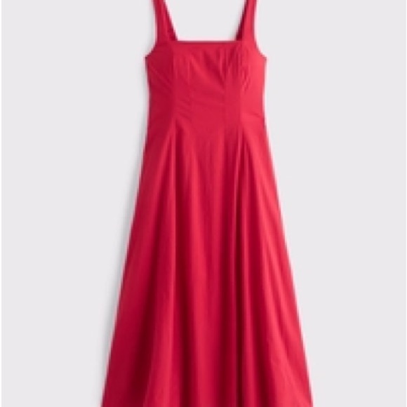 Abercrombie & Fitch Dresses & Skirts - Abercrombie & Fitch Vibrant Red Midi Dress